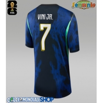 Maglie da calcio Brasile Vinicius Junior #7 Seconda Maglia Femminile Mondiali 2026  Manica Corta